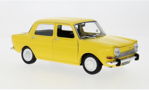 Diecast model cars Simca 1000 LS yellow 1974 1/18 Norev