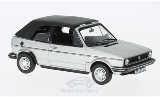 Diecast model cars Volkswagen Golf Cabriolet Convertible grey 1981 1/43 Norev