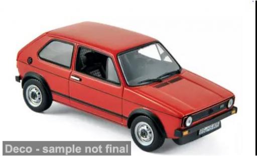 Diecast model cars Volkswagen Golf GTI red 1976 1/43 Norev
