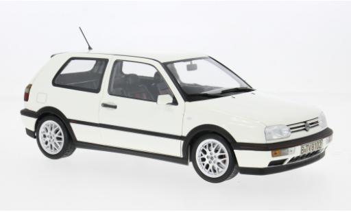 Diecast model cars Volkswagen Golf GTI white 1996 1/18 Norev