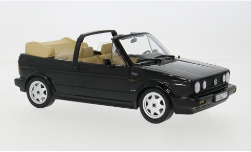 Diecast model cars Volkswagen Golf Cabriolet I Convertible black 1992 1/18 Norev