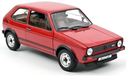 Diecast model cars Volkswagen Golf GTI I red 1976 1/18 Norev