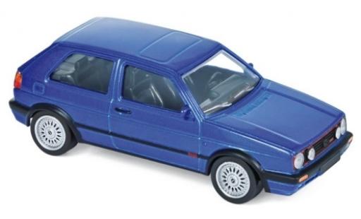 Diecast model cars Volkswagen Golf GTI II G60 metallic blue 1990 Jetcar 1/43 Norev
