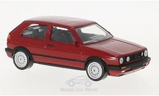 Diecast model cars Volkswagen Golf GTI II G60 red 1990 1/43 Norev