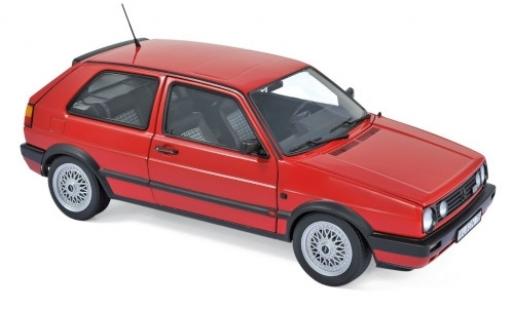 Diecast model cars Volkswagen Golf GTI II red 1990 1/18 Norev