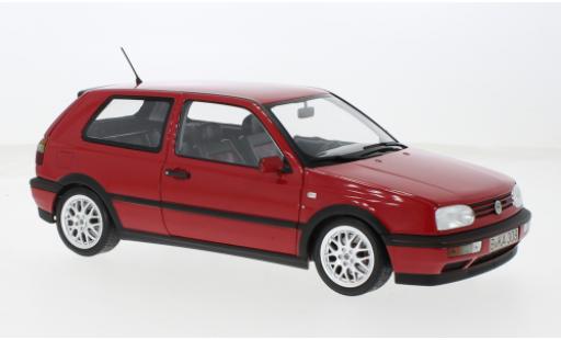 Diecast model cars Volkswagen Golf GTI III red 1996 1/18 Norev
