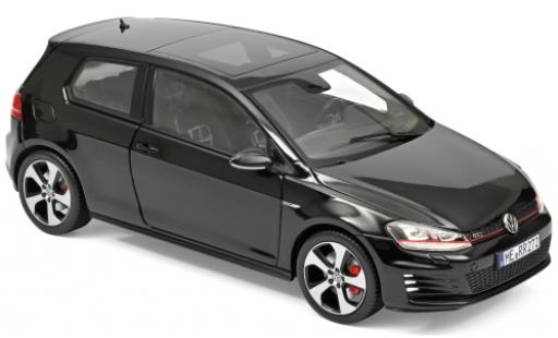 Diecast model cars Volkswagen Golf GTI VII black 2013 1/18 Norev