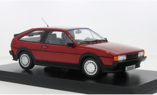 Diecast model cars Volkswagen Scirocco GTX II 16V red 1988 1/18 Norev