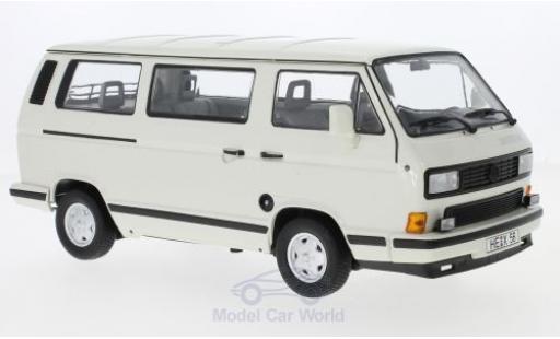 Diecast model cars Volkswagen T3 B Multivan Whitestar white 1990 1/18 Norev