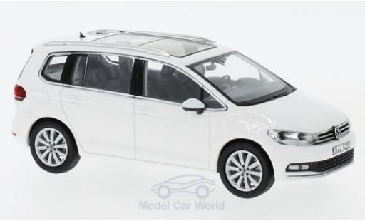 Diecast model cars Volkswagen Touran Base white 2015 1/43 Norev
