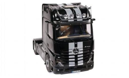Diecast model cars Mercedes Actros Gigaspace 4X2 black/grey 2018 1/18 NZG
