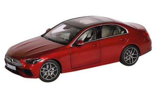 Diecast model cars Mercedes Classe C Base metallic red 2021 1/18 NZG