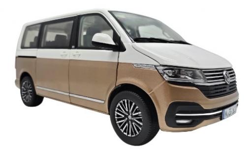 Diecast model cars Volkswagen T6 T6.1 .1 Multivan Generation Six white/bronze 2019 1/18 NZG