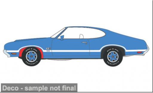 Diecast model cars Oldsmobile 442 W-30 W30 blue 1971 1/18 ACME