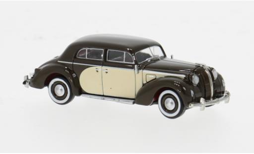 Diecast model cars Opel Admiral Vorkrieg brown/beige 1938 1/87 Brekina