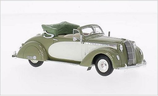 Opel Admiral Vorkrieg 1/43 Neo Hebmuller oliv/beige 1938 diecast model cars