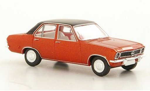Opel Ascona A Base 1/87 Brekina copper/matt-black 4-Turer diecast model cars