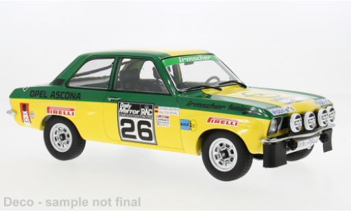 Diecast model cars Opel Ascona A Rally A RAC 1973 #26 W.R&Atilde;&para;hrl/J.Berger 1/18 MCG
