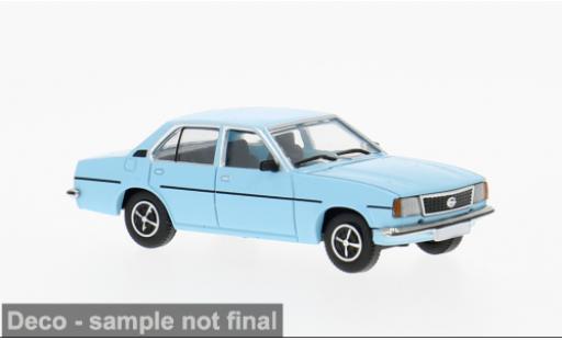Diecast model cars Opel Ascona B Base B blue 1975 1/87 PCX87