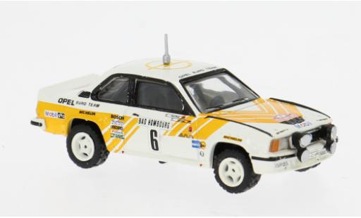 Diecast model cars Opel Ascona B 400 B i400 Rally Monte Carlo 1981 #6 J.Kleint 1/87 Brekina