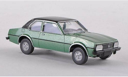 Opel Ascona B B 1/87 Wiking green/matt-black diecast model cars