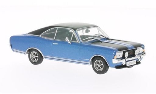 Opel Commodore A 1/43 WhiteBox Coupe GS/E blue/black 1970 diecast model cars