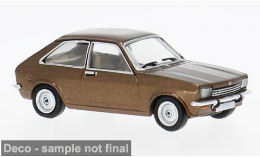 Diecast model cars Opel Kadett C City C brown 1975 1/87 PCX87