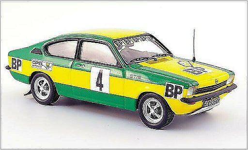 Opel Kadett C C 1/43 Trofeu GT/E No.4 BP Rally des 1000 Pistes 1976 diecast model cars