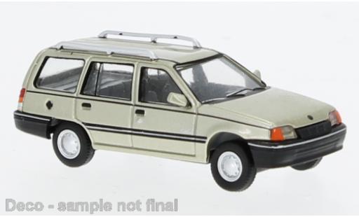 Diecast model cars Opel Kadett E Caravan E Carav beige 1/87 PCX87
