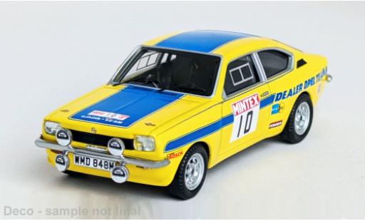 Diecast model cars Opel Kadett GT/E Rally Mintex Dales 1975 Dealer Team #10 T.Fall/M.Wood 1/43 Trofeu