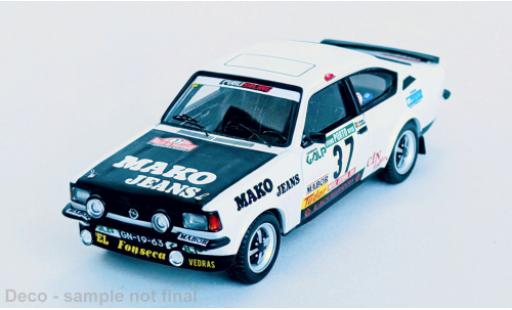 Diecast model cars Opel Kadett GT/E Rally Portugal 1983 #37 A.Borges/A.Lavrador 1/43 Trofeu