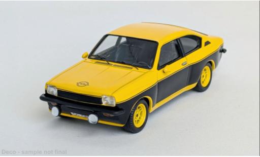 Diecast model cars Opel Kadett GT/E SR yellow/black 1979 1/43 Trofeu
