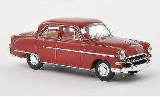Opel Kapitan 1954 1/87 Brekina red diecast model cars