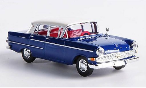 Opel Kapitan P2.6 1/87 Brekina blue/white diecast model cars