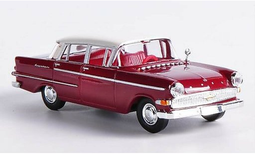 Opel Kapitan P2.6 1/87 Brekina red/white diecast model cars