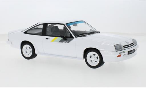 Diecast model cars Opel Manta 400 white 1/18 Norev