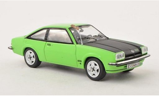 Opel Manta B B 1/43 Schuco GT/E green/matt-black with Fuchsschwanz diecast model cars
