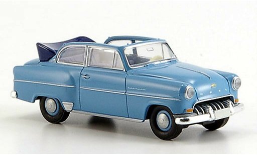 Opel Olympia Base 1/87 Brekina Convertible blue diecast model cars