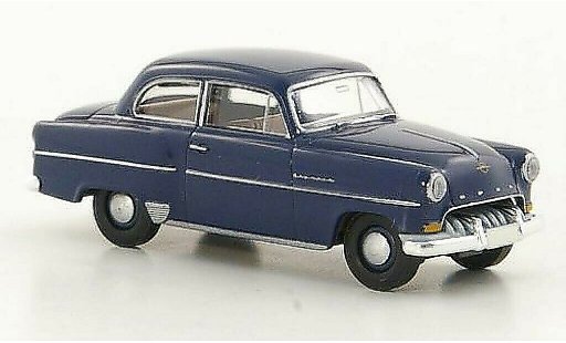Opel Olympia Rekord 1/87 Brekina blue diecast model cars