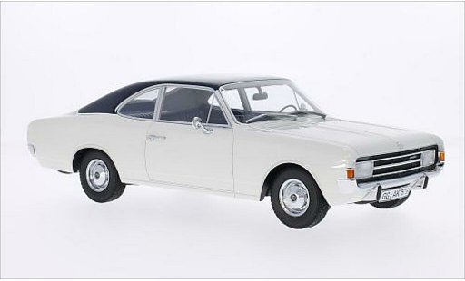 Opel Rekord C 1/18 Minichamps 1700 L Coupe white/blue 1966 diecast model cars