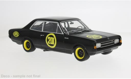 Diecast model cars Opel Rekord C 1967 Schwarze Witwe #201 1/18 MCG
