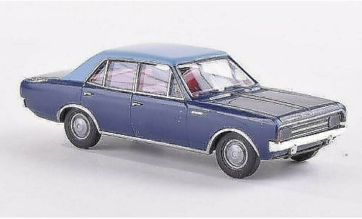 Opel Rekord C 1/87 Brekina blue/blue diecast model cars