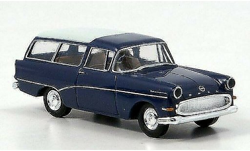 Opel Rekord P1 1/87 Brekina P 1 Caravan blue/white 1957 diecast model cars