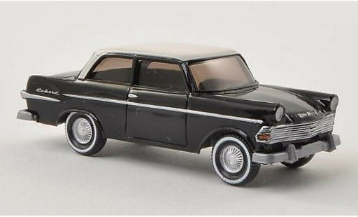 Opel Rekord P2 1/87 Wiking black/elfenbein 1960 diecast model cars