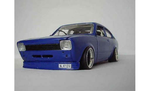 Opel Kadett C coupe 1/18 Minichamps sr 1976 blue diecast model cars