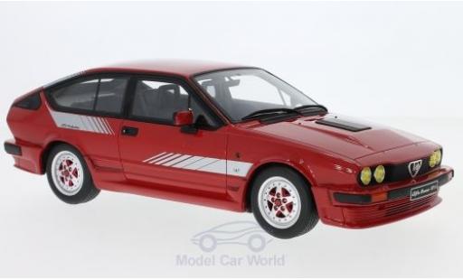 Diecast model cars Alfa Romeo Alfetta gtv6 V6 Production red/Dekor 1984 1/18 Ottomobile