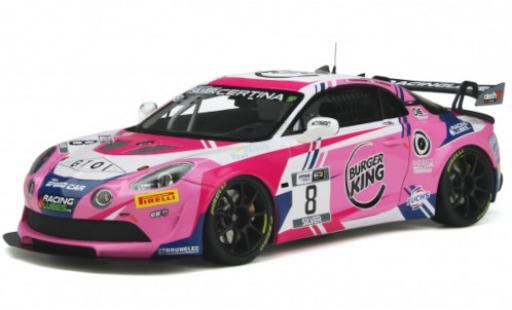 Diecast model cars Alpine A110 r Alpine A110 GT4 No.8 Team Speed Car French GT4 Cup 2020 .Consani/B.Lariche 1/18 Ottomobile