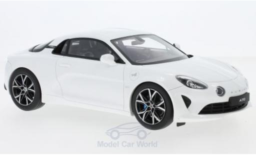 Diecast model cars Alpine A110 pure metallic white 2018 1/18 Ottomobile