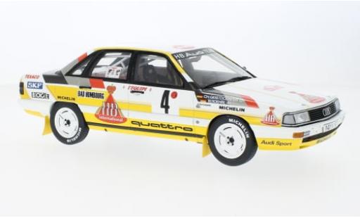 Diecast model cars Audi 200 quattro course No.4 HB Team HB Rally WM Rally Monte Carlo 1987 1/18 Ottomobile