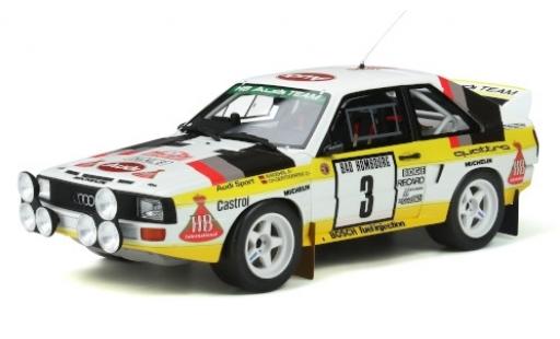Diecast model cars Audi Sport Quattro rallye Gr.B No.3 HB Team HB Rally Monte Carlo 1985 W.R&Atilde;&para;hrl/C.Geistd&Atilde;&para;rfer 1/18 Ottomobile